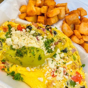 Ezma's Bread Box Café - The Greek Omelet - Sandwiches Near Me - Virginia Beach, Virginia
