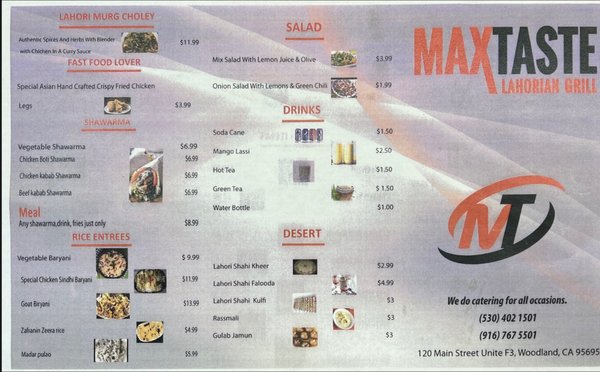 Menu photo 5 MAX TASTE - Lahorian Grill Woodland, CA