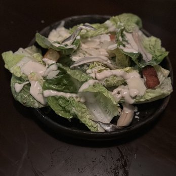 Jun - Gem lettuce, tofu Caesar, cornbread, boquerones, lemon - New American Near Me - Houston, Texas Jun - Gem lettuce, tofu Caesar, cornbread, boquerones, lemon - New American Near Me - Houston, Texas