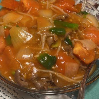 Jade Garden - 122. Beef with Tomato Chow Mein - Dim Sum Near Me - Everett, Washington