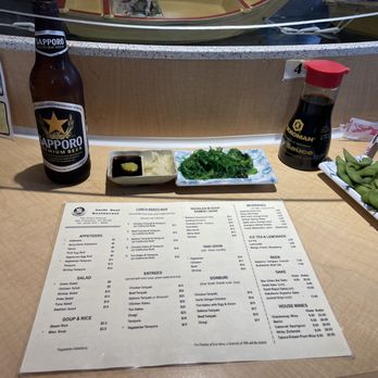 Sushi Boat Restaurant - Menu and Beer and Soy Sauce - Sushi Bars Near Me - San Francisco, California
