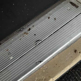 Aptive Pest Control - Uncleaned droppings on the front door - Pest Control Near Me - Orlando, Florida