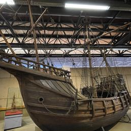1:4 replica of a Spanish ship