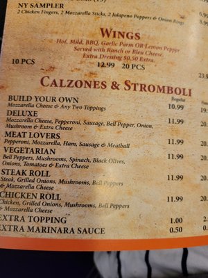 Menu photo 4 New York Pizzeria Norfolk, VA