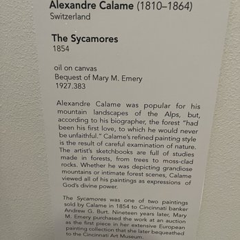 Cincinnati Art Museum - Description of painting - Art Museums Near Me - Cincinnati, Ohio