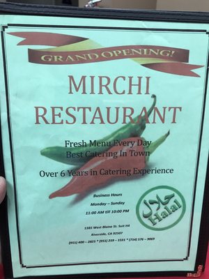 Menu photo 2 Mirchi Restuarant Riverside, CA Menu photo 2 Mirchi Restuarant Riverside, CA