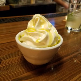 Old Town Tap - Vanilla bean soft serve with sea salt and olive oil. YUM! - Pizza Near Me - Truckee, California Old Town Tap - Vanilla bean soft serve with sea salt and olive oil. YUM! - Pizza Near Me - Truckee, California