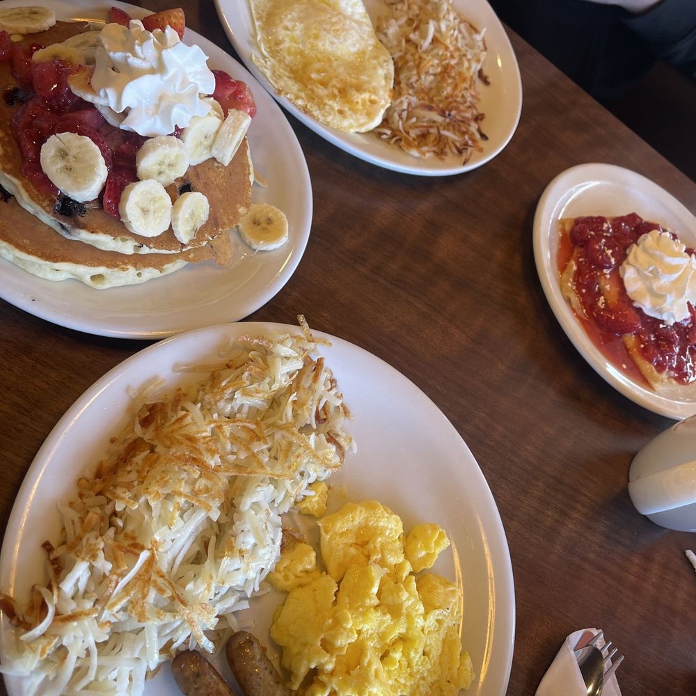 a table full of breakfast foods a table full of breakfast foods