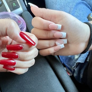 Dr Nails & Spa - Mine and my daughter's nails - Nail Salons Near Me - Anaheim, California