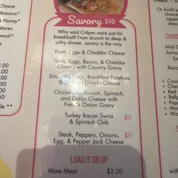 the menu the menu