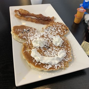 Vinny's Brunch - Chocolate chip Mickey Mouse pancake - Breakfast & Brunch Near Me - Clinton Township, Michigan Vinny's Brunch - Chocolate chip Mickey Mouse pancake - Breakfast & Brunch Near Me - Clinton Township, Michigan