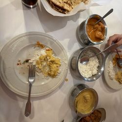 Mantra Indian Grill - E13. Butter Chicken E14. Chicken Korma J3. Garlic Naan