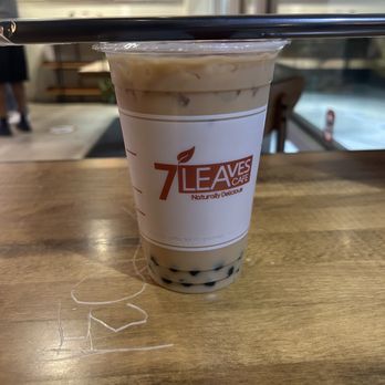 7 Leaves Cafe - Jasmine Milk Tea - Bubble Tea Near Me - Cupertino, California