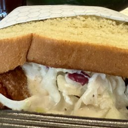 Fried catfish sandwich
