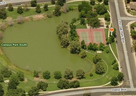 Campus Park South Tennis Court Logo