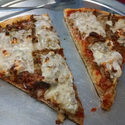 Bacon cheesesteak pizza. Bacon cheesesteak pizza.
