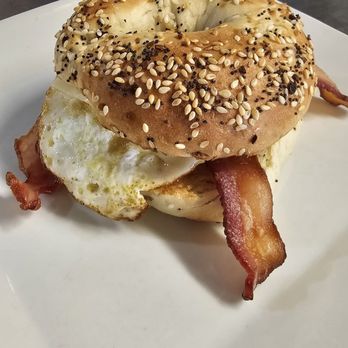 Our place diner - a bagel sandwich with bacon and eggs - Diners Near Me - Golden Valley, Arizona Our place diner - a bagel sandwich with bacon and eggs - Diners Near Me - Golden Valley, Arizona