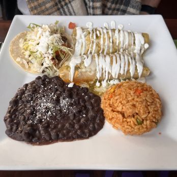 Buena Vista - 21 combo with two chicken enchiladas and one beef taco - Mexican Near Me - Philadelphia, Pennsylvania Buena Vista - 21 combo with two chicken enchiladas and one beef taco - Mexican Near Me - Philadelphia, Pennsylvania