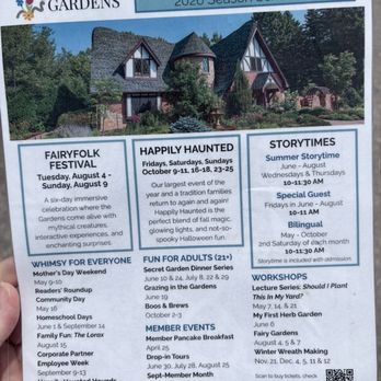Bookworm Gardens - Event events for 2026 - Botanical Gardens Near Me - Sheboygan, Wisconsin