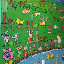 Lakewood Family Medicine - The cute mural in the kids waiting area.