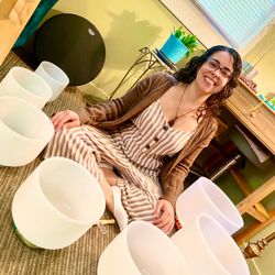 Healing with Selenia - Me at Enlightened Soul Center in Ann Arbor MI. You can catch me at some of their monthly psychic fairs.