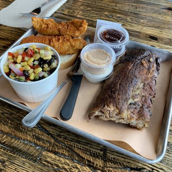 The Cookshack - 1/2 Rack and 2 Tenders - Chicken Shop Near Me - Fort Worth, Texas