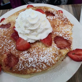 @ The Diner - Strawberry Pancakes - Huge Portion - Breakfast & Brunch Near Me - Orlando, Florida