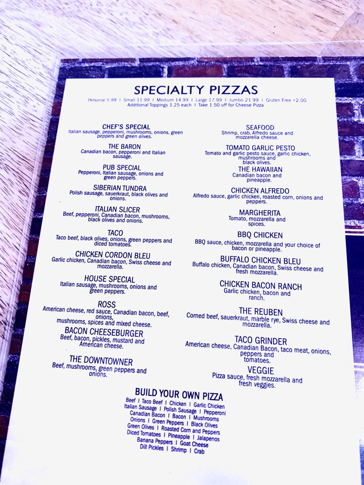 Red Baron Lounge & Pizza Pub Logo