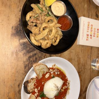 Gelso & Grand - Calamari, Burrata Salad - Italian Near Me - New York, New York