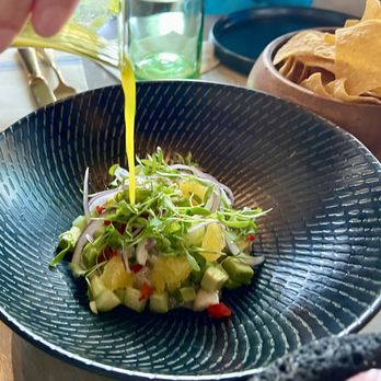 Cantina Monarca - Ceviche de Hamachi is small bowl worth but a refreshing way to have this fishy fish $32. 4* - Cocktail Bars Near Me - Bellevue, Washington Cantina Monarca - Ceviche de Hamachi is small bowl worth but a refreshing way to have this fishy fish $32. 4* - Cocktail Bars Near Me - Bellevue, Washington