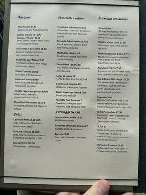 Menu photo 2 Briciole London, XGL Menu photo 2 Briciole London, XGL