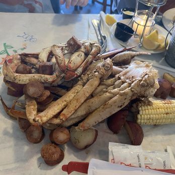 Cracked Crab - 2-person boil with 3 different types of crab. We upgraded to another crab which was only $8 - Seafood Near Me - Pismo Beach, California Cracked Crab - 2-person boil with 3 different types of crab. We upgraded to another crab which was only $8 - Seafood Near Me - Pismo Beach, California