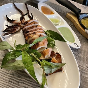 Pho Bar Vietnamese Kitchen - GRILLED SATAY SQUID l Mc Nng Sa T - Vietnamese Near Me - Davie, Florida