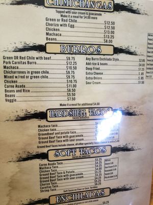 Menu photo 6 Rosita's Place Phoenix, AZ