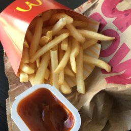 Medium fry with bbq sauce