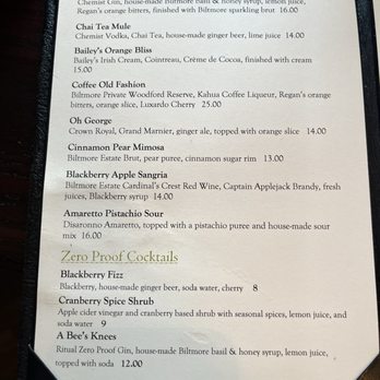 Cedric's Tavern - Cocktail menu - Pubs Near Me - Asheville, North Carolina