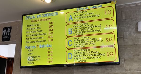 Menu photo 1 Prosperidad China Carolina, PR