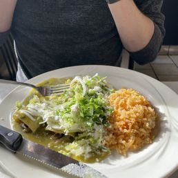 Chicken Enchiladas in Green Sauce. Chicken Enchiladas in Green Sauce.