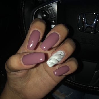 JL Nails & Spa - Full set coffin acrylic nails - Nail Salons Near Me - Federal Way, Washington