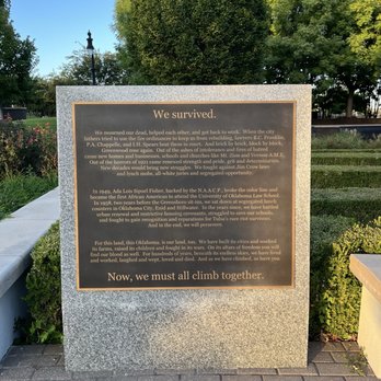 The John Hope Franklin Reconciliation Park - Parks Near Me - Tulsa, Oklahoma The John Hope Franklin Reconciliation Park - Parks Near Me - Tulsa, Oklahoma