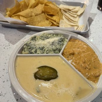 Sidelines Grille - Chips & Dips Trio - American Near Me - Holly Springs, Georgia