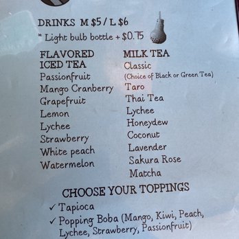 Boba Farm - Menu - Bubble Tea Near Me - Hallandale Beach, Florida