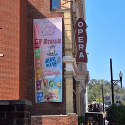 Washington Opera House - Entrance marquee.