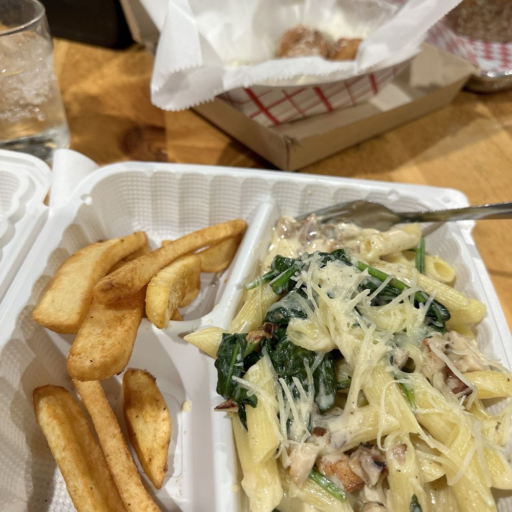 KItchen 66 - Chef Youness Cafe. Husband loved the chicken Alfredo pasta. - Grocery Near Me - Tulsa, Oklahoma