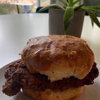 Seattle Biscuit Company - Just a biscuit with chicken and honey - Food Trucks Near Me - Seattle, Washington