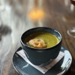 Knife Steakhouse Plano - Creamy jalapeno soup