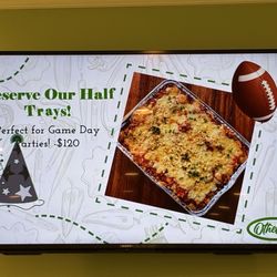Menu advertising