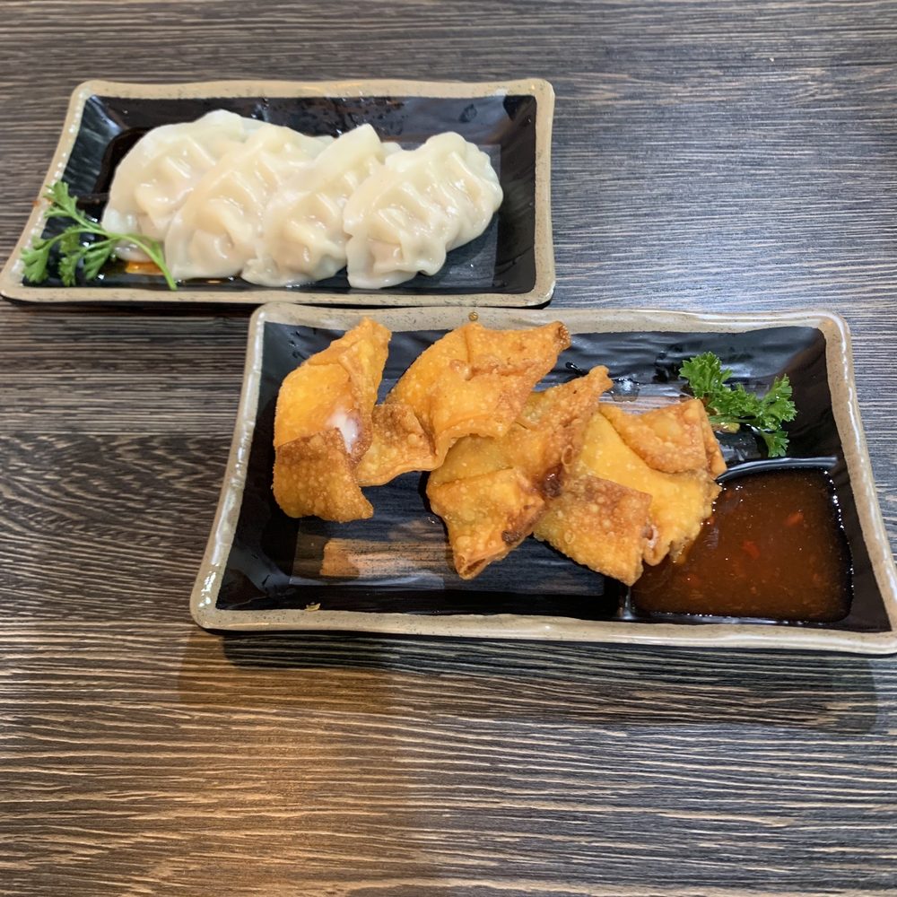 Steamed Gyoza and Krab Rangoon Steamed Gyoza and Krab Rangoon