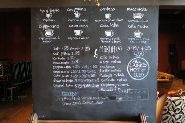 Menu photo 5 Mokah Coffee & Tea Dallas, TX Menu photo 5 Mokah Coffee & Tea Dallas, TX