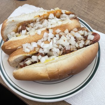 George's Coney Island Lunch - Hot dogs with the works - Hot Dogs Near Me - Worcester, Massachusetts